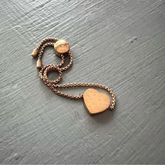 Michael Kors Rose Gold Heart Bracelet - Picture 4 of 7